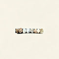Handmade Irregular Mother of Pearl Shell Gold Hair Barrette
